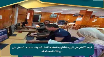 كيف تتظلم على نتيجة الثانوية العامة 2025 بخطوات سهلة لتحصل على درجاتك المستحقة
